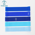 Yugland Wholesale custom 5 different level Fitness latex yoga Stretch loop resistance band set